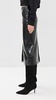 Glossed Jersey Pencil Skirt