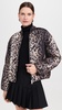 Leni Leopard Padded Bomber Jacket