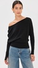 Lavina Draped Off Shoulder Sweater