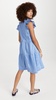 Tier Waverly Flutter Sleeve Dress