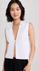 Yoko Collared Button Tank