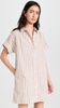 Collared Button-Front Mini Shirtdress