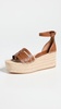 Ines Cage Wedge Espadrilles 80mm