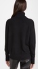 Ribbed Trim Cashmere Turtleneck