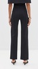 Pintuck Fitted Straight Pull-On Pants