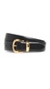 Narrow Semi Formal Calf Leather Belt