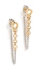 Kelly Two Tone Chain Earrings