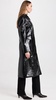 Faux Leather Midi Coat