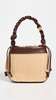 Ganni Raffia Bou Bucket Bag