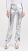 Mame High Rise Wide Leg Faux Leather Pants