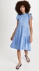 Tier Waverly Flutter Sleeve Dress