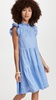 Tier Waverly Flutter Sleeve Dress