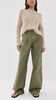 Mia Wide Leg Trousers with Double Pleats