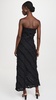 Strapless Ruffled Maxi Dress