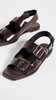 Tekla Polido Calf Leather Sandals