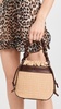 Ganni Raffia Bou Bucket Bag