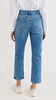 Cynthia High Rise Straight Cropped Jeans