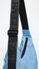 Medium Nylon Crescent Bag Digital Denim