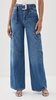 Cary Belted Cargo High Rise Slouchy Jeans