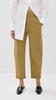 Cotton Gabardine Curved Chino Pants