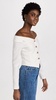 Stretched Off Shoulder Blazer Top