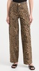 Leopard Cargo Trousers