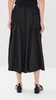 Shirred Nylon Paneled Skirt