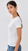 Pointelle Short Sleeve Tee