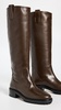 Henry Calf Leather Moka Riding Boots