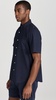 Short Sleeve Mill Shirt in Paper Poplin