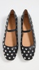 Greta Elastic Mary Jane Dome Stud Flats