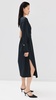 Asymmetric One Shoulder Shirtdress