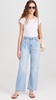 Chloe Pleat Denim Jeans