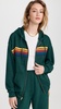 5 Stripe Relaxed Zip Hoodie