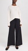 Oversized Matte Poly Wide Leg Pants