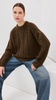 Textured Mohair Fall Brown Anette Sweater