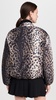 Leni Leopard Padded Bomber Jacket