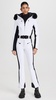 Parry Ski Jumpsuit Faux Border