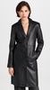 Veda Crosby 90s Longline Leather Blazer