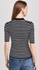 Stripe Antonia Snowy Short Sleeve Polo Tee