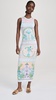 Vase Printed Midi Tank Dress