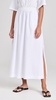 Fine Poplin Double Maxi Skirt