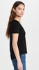 Cindy V Neck High Low Tee