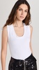 The Anne Scoop Neck Ribbed Tank