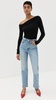 Cynthia Stretch High Rise Straight Jeans