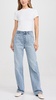 90s Relaxed Faded Blue Jeans