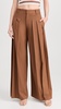 Simon High Rise Wide Leg Pleated Trousers