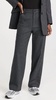 sid italian wool carpenter pant in grey stripe