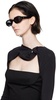 Black Linda Farrow Edition Irene Sunglasses