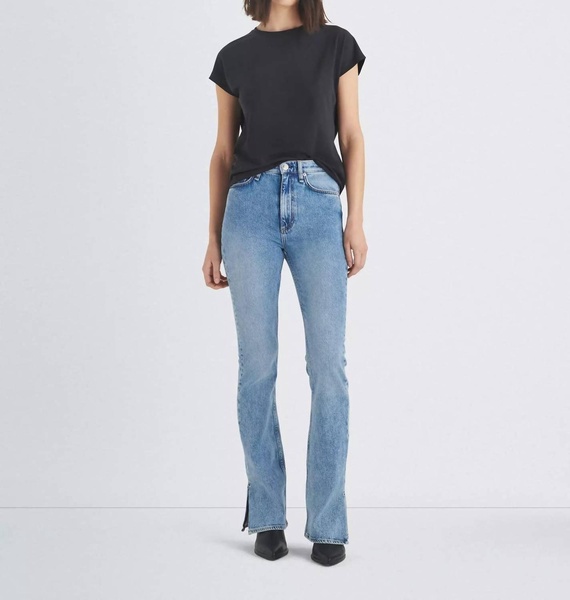 peyton high rise bootcut jean in summers